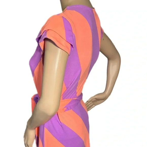 LILLY PULITZER Adriel Always A Party Dress Short Sleeve Wrap Around Mini Size XS - Picture 3 of 12